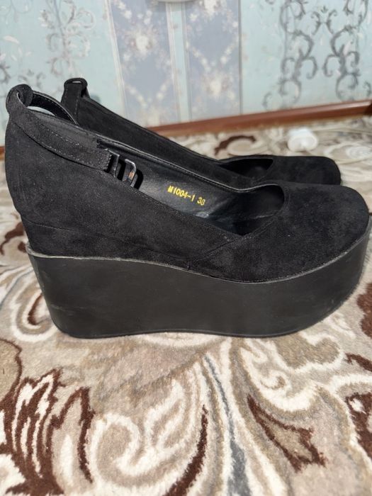 Туфли каблук черное