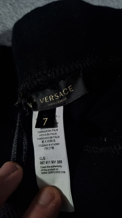 Pantaloni Versace Medusa Sweatpants Negrii