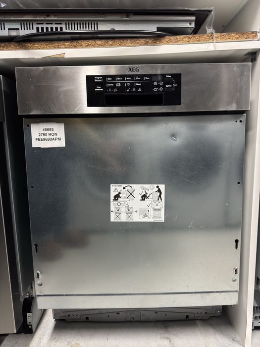 Mașină de spălat vase încorporabilă, semi-integrată AEG FEE9680APM