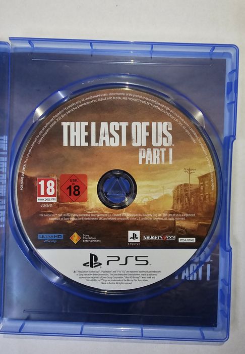 The Last Of Us Part 1 Ps5 диск