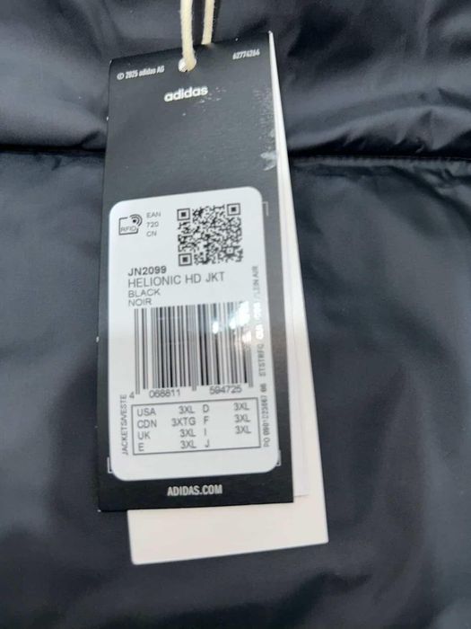 Vand geaca de iarna Adidas Helionic 3XL, noua, cu eticheta