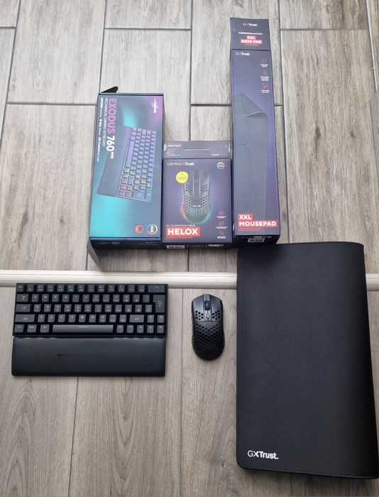 Kit gaming mouse tastatura mouse pad  nou