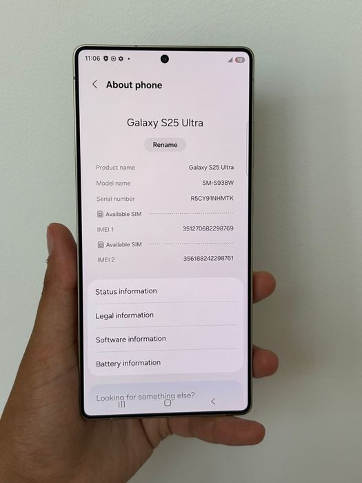 Samsung s25 Ultra 256 GB