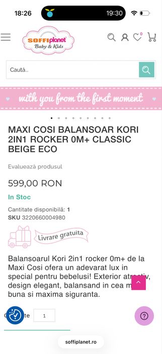 Balansoar bebelusi MaxiCosi