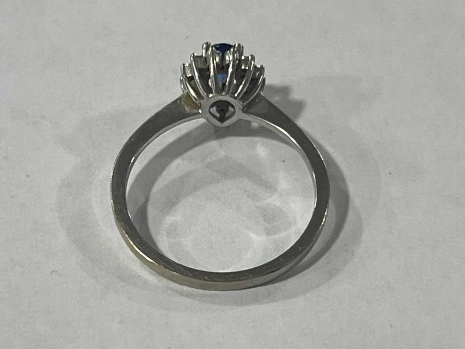 Златен пръстен ZEN Сапфир