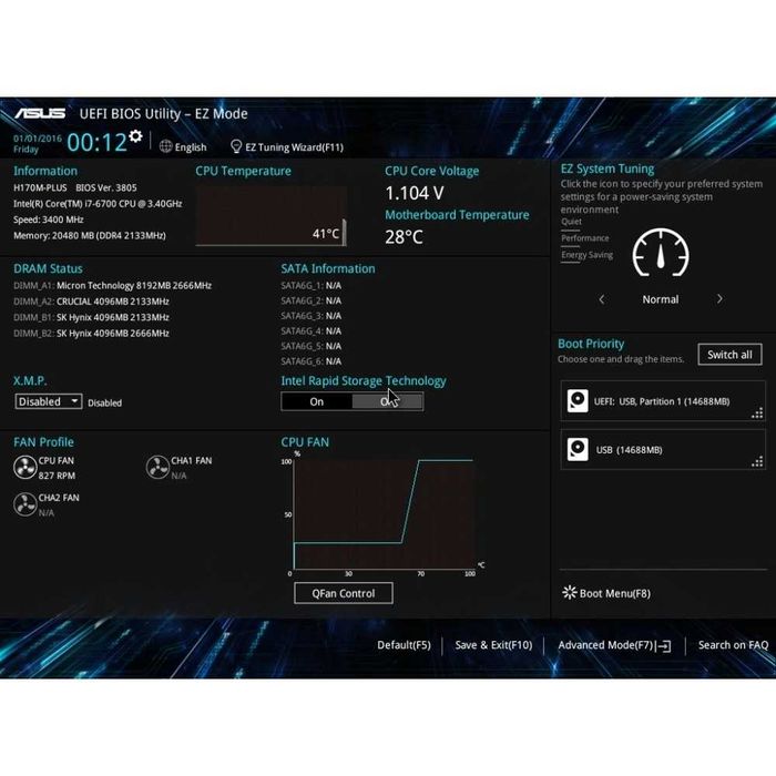 Дъно Дънна платка ASUS H170M-Plus LGA 1151 DDR4 до 64GB