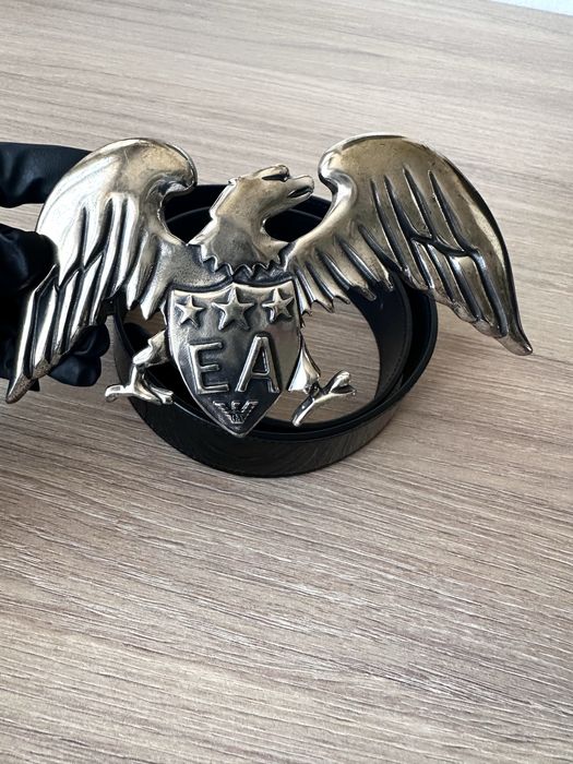 Черен колан Emporio Armani, размер 75