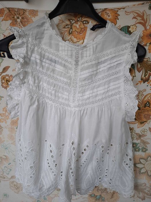 Bluza alba zara