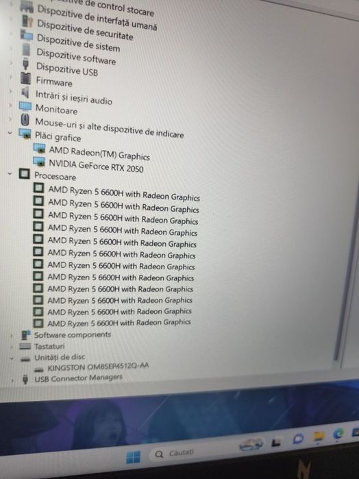 Laptop gaming Acer Nitro 24GB RAM DDR5 Ryzen 5 6600H