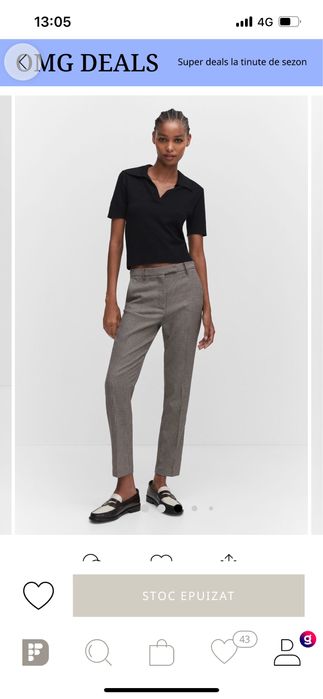 Pantaloni mango -S noi