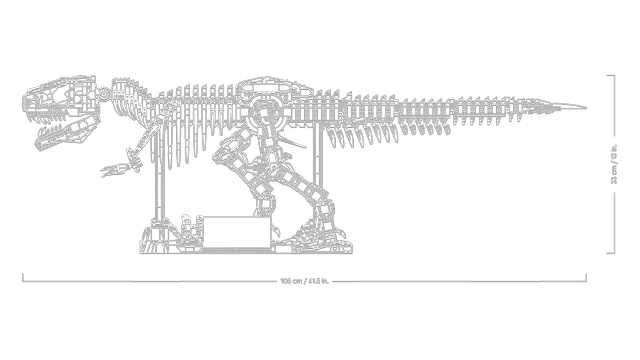 CURAND TIP Le Go Fosile fosila dinozaur T rex Jurassic 76968