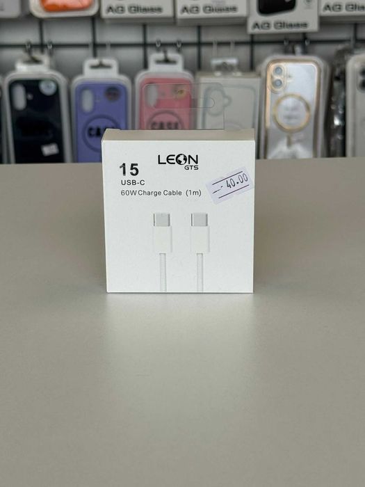 Cablu de incarcare iPhone 15/16/17, USB C-USB C, 60W, Lungime 1M