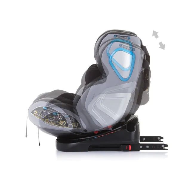 CHIPOLINO Стол за кола 0-36 кг. EVOLUTE ISOFIX 360° КАРБОН