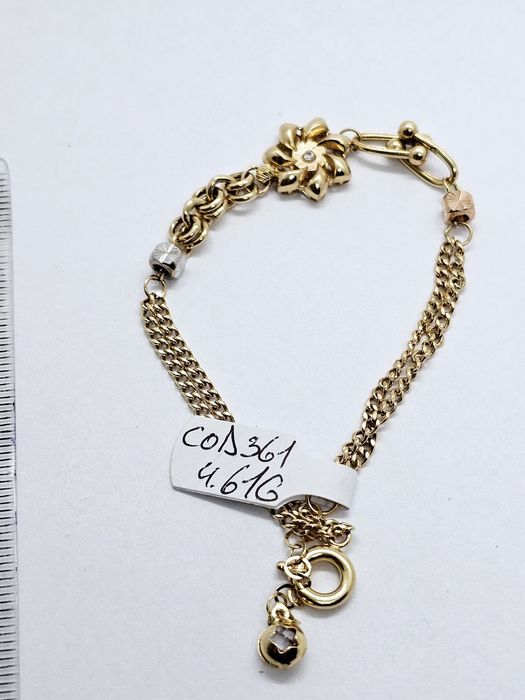 Vand bratara din aur 14 k 4.61 g cod 361