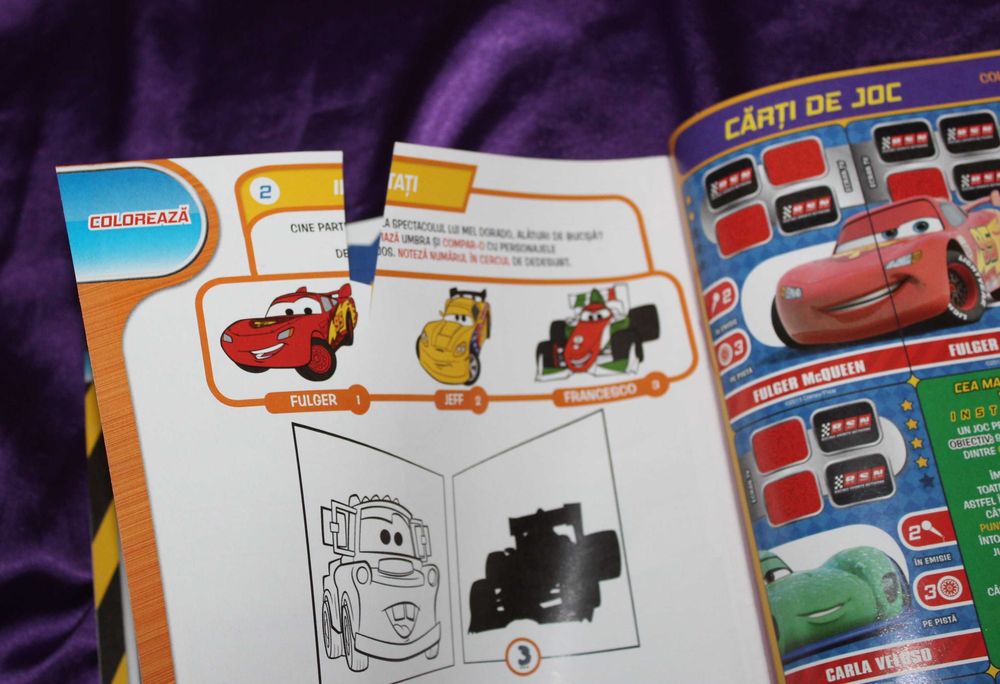 reviste Disney Pixar Masini Cars Power Rangers Roary Bolidul de curse  benzi desenate egmont Ratatouille Disney Junior Winnie de plus Ursuletul