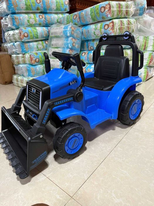 Excavator electric Kinderauto BJYT1066 60W 6V cu telecomanda Blue