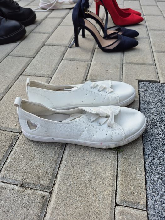 Tenși albi casual CC&DD