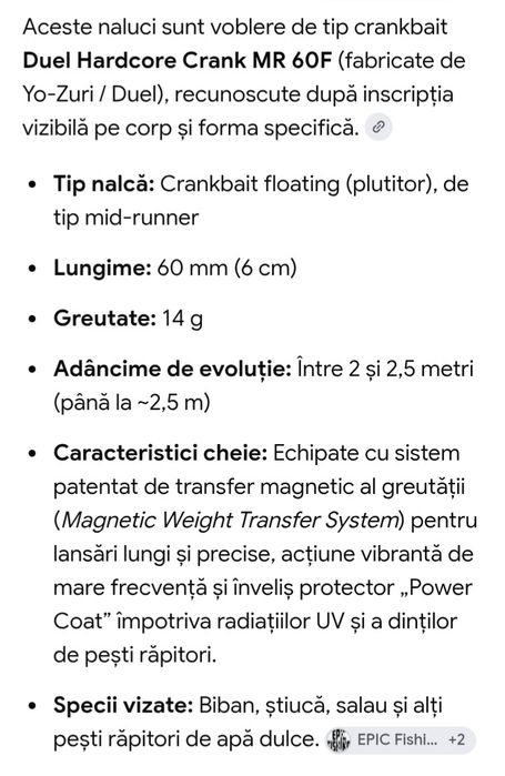 Năluci Hardcore crank Mr 60F