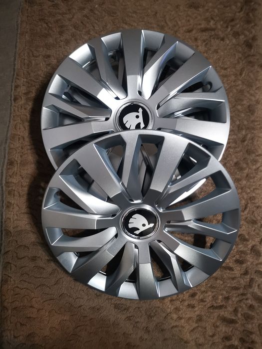 Capace roti Skoda 15inchi,logo nou-Capace Renault,Peugeot,Logan 15inch