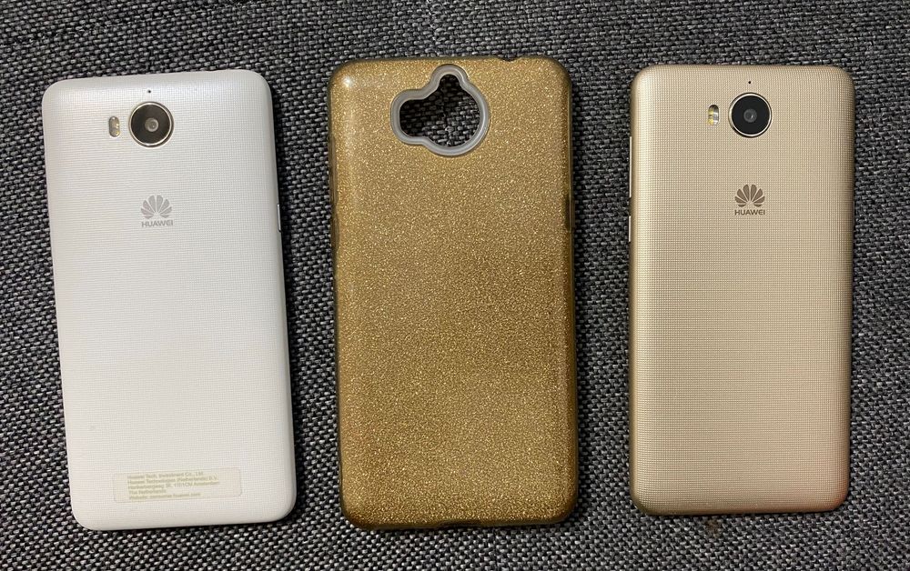 Huawei Y6 2017 бял и златист