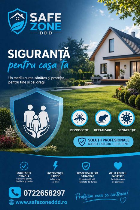 Servicii DDD - Deratizare - Dezinsectie - Dezinfectie - Societate autorizata - Gandaci , Tantari , Plosnite, Capuse - preturi avantajoase
