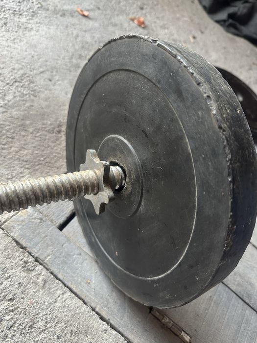 Штанга с изогнутым грифом