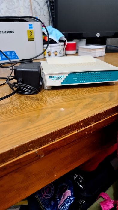 16 портовый коммутатор.