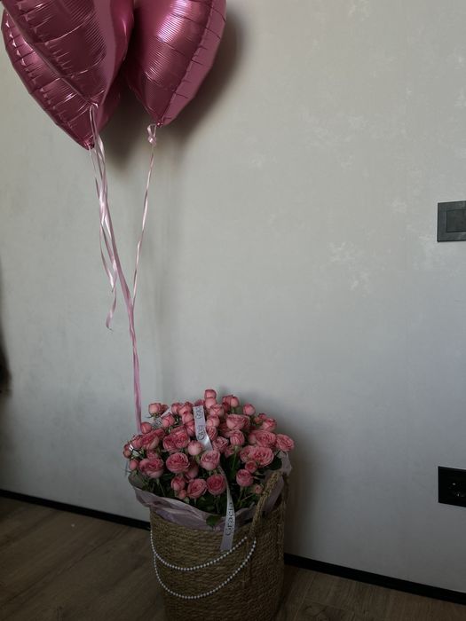 Цветы с шариками