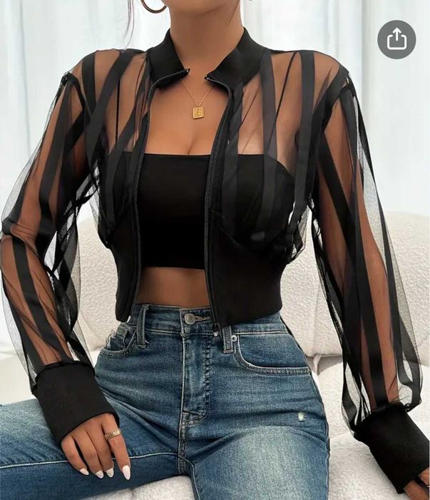 Горнище с тюлени ръкави!