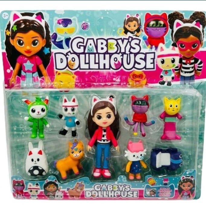 Set cu 9 figurine Gabby's Dollhouse