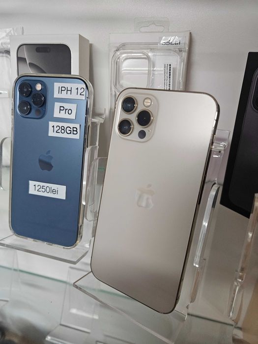 Magazin Iphone 12 pro gold sau black 128GB stare f buna 6 luni Garantie