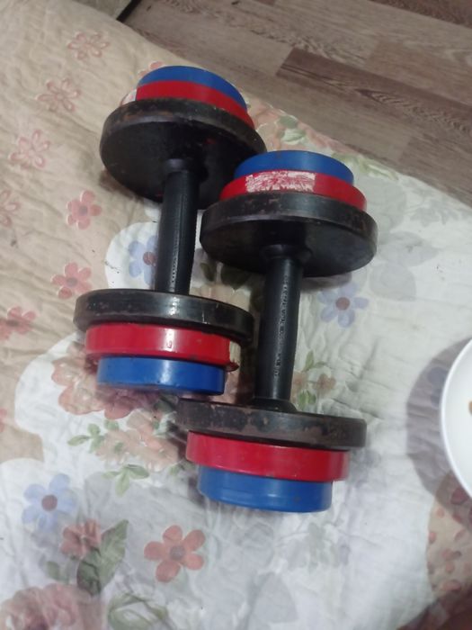 2 Гантели вес по 15кг