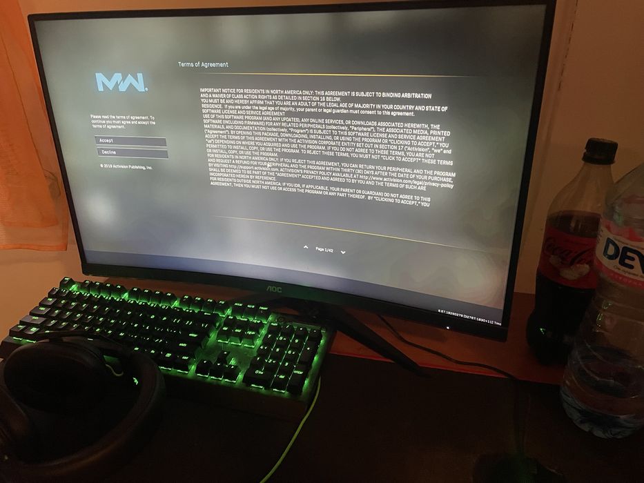 AOC 240hz 27” Full HD TN