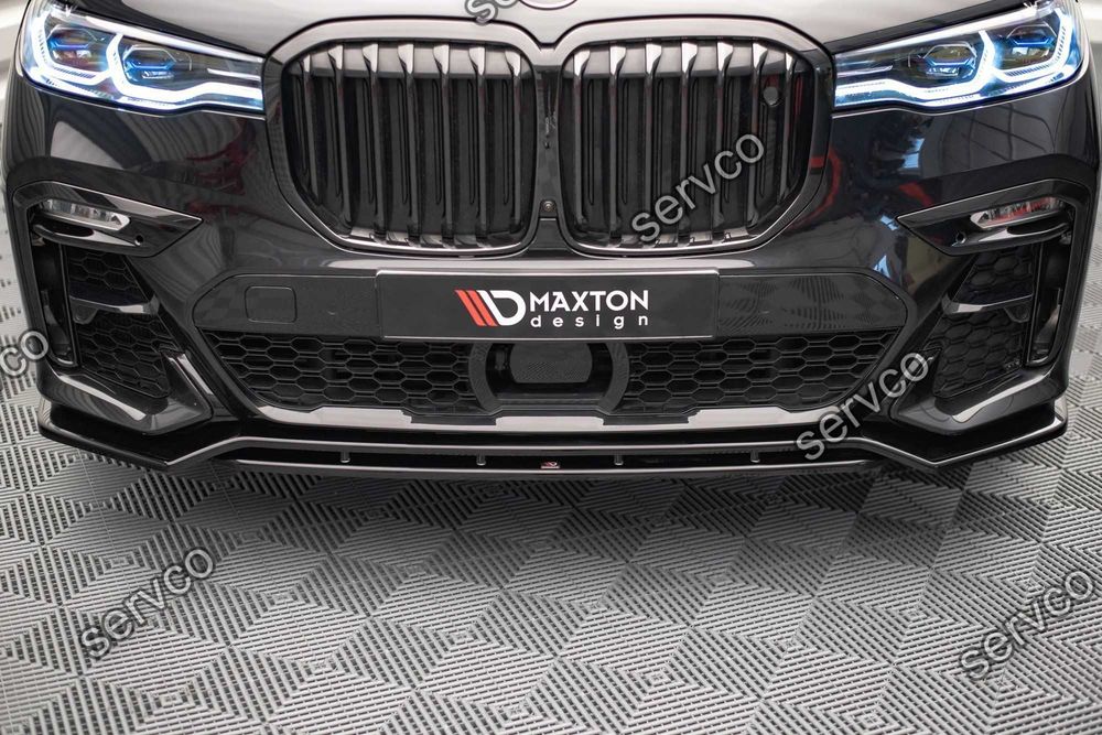 Prelungire splitter bara fata BMW X7 M G07 2018-22 v1 Maxton Design