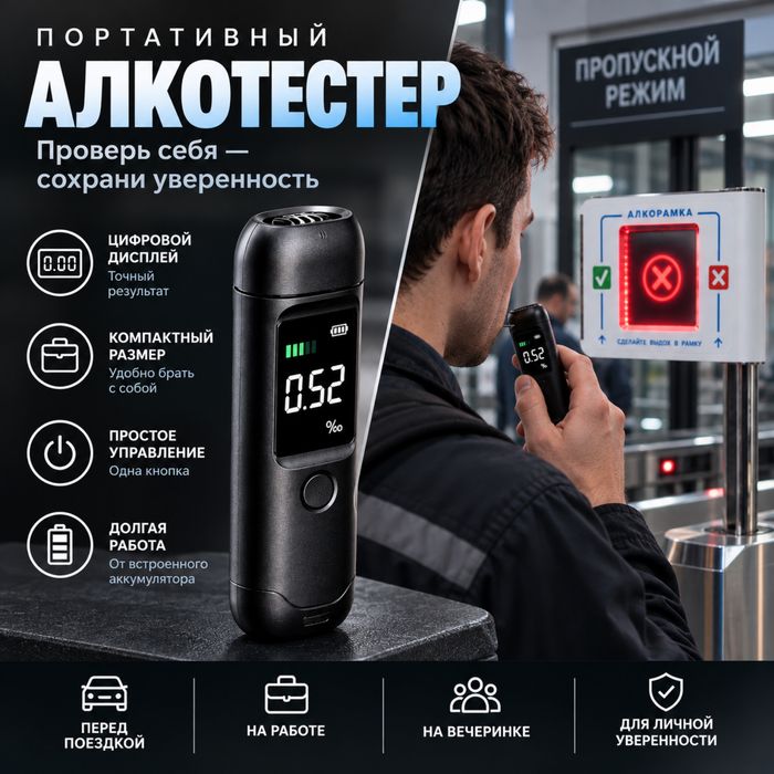 Портативный алкотестер