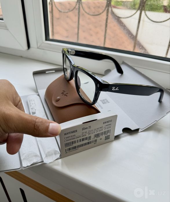 Ray Ban Meta 53 Shiny Black Gen2 (Хамелеон)