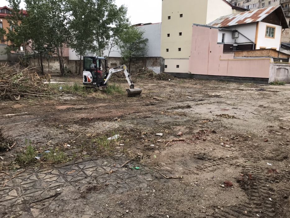 Evacuare pamant excavat resturi vegetale crengi gazon