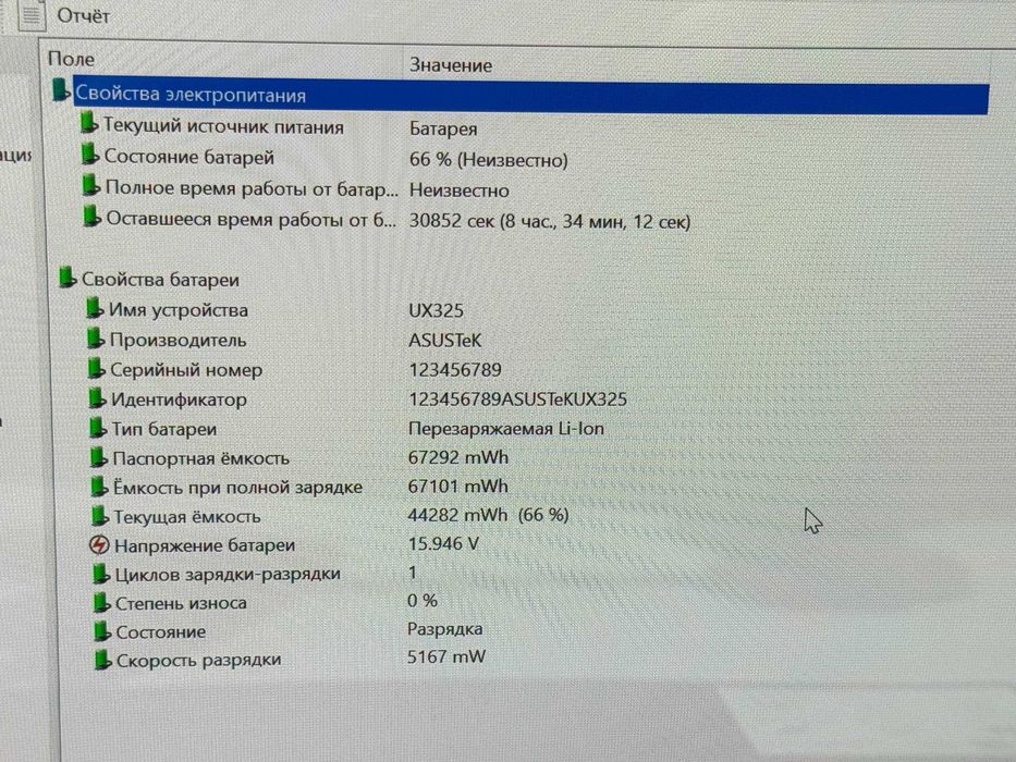 ASUS Zenbook 13.3” FullHD OLED core i7-1165G7 озу8гб 512ssd