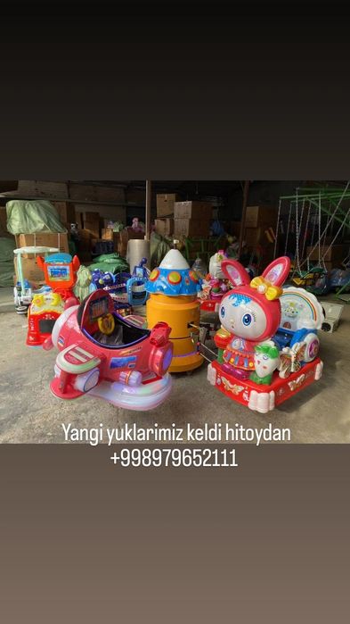 Atraksionlar sotuvda bor urnatib beramiz