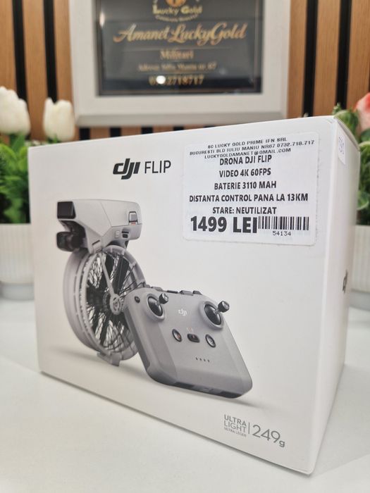 Drona DJI FLIP VIDEO 4K 60 FPS Garantie! #54134