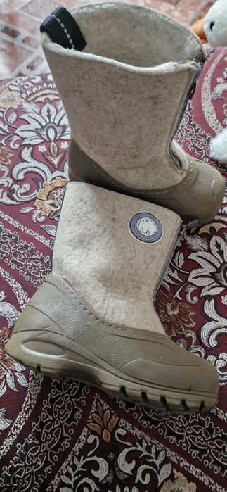 Валенки в галошах на ребенка, стелька 17 см