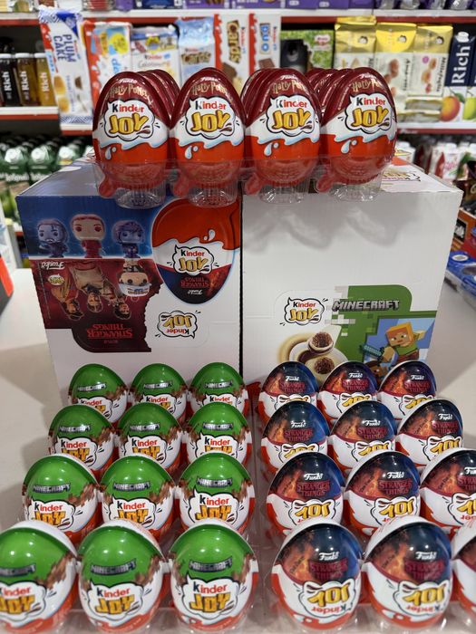 В наличии Kinder Joy Harry Potter, ОСД, Minecraft (100% ORIGINAL)