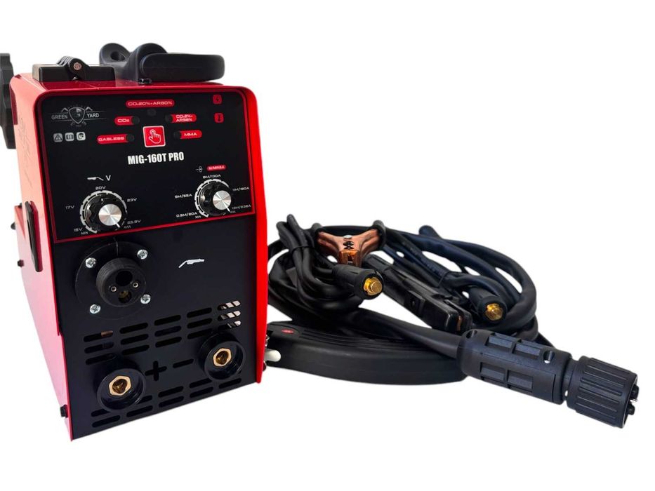 3 в 1 , MIG 160T- Pro, Телоподаващо у-во и инвертор електрожен, 1-5 кг