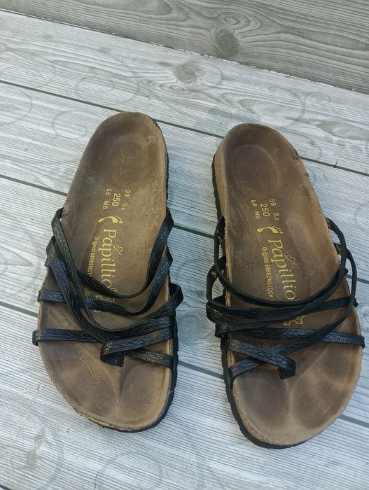 Birkenstock Pappilio N 39 кожени чехли