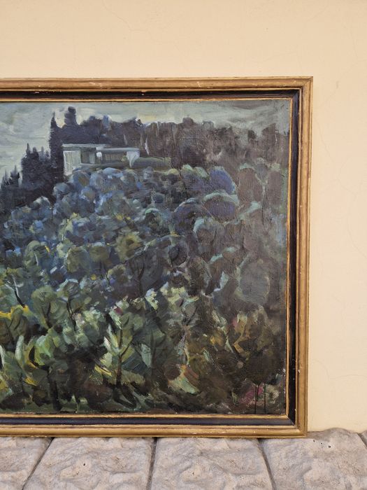 Венко Петров- пейзаж масло автор платно