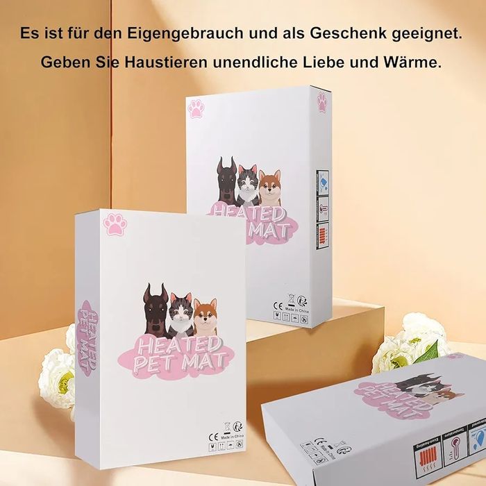 Нагревателна подложка за домашни любимци, легло за кучета и котки