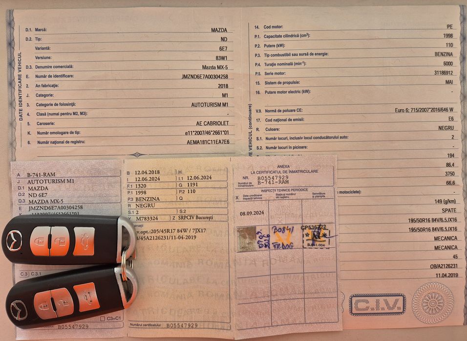 Mazda MX 5 automata 93.848 km