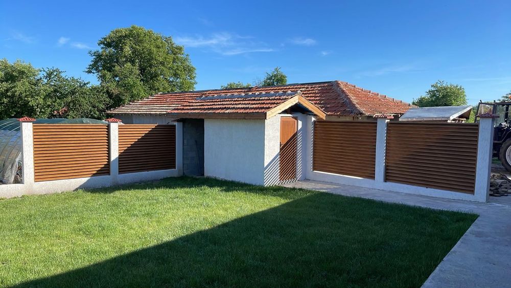 Метална оградна за двор щора Алфа-Оградки.Бг