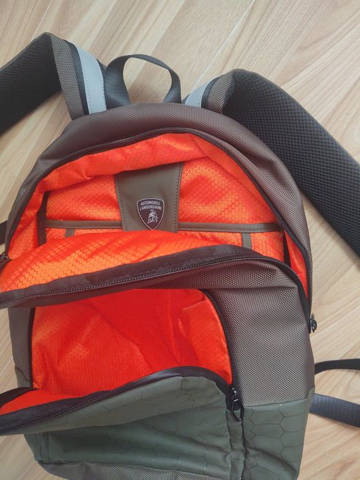 Rucsac Lamborghini verde made in Italy