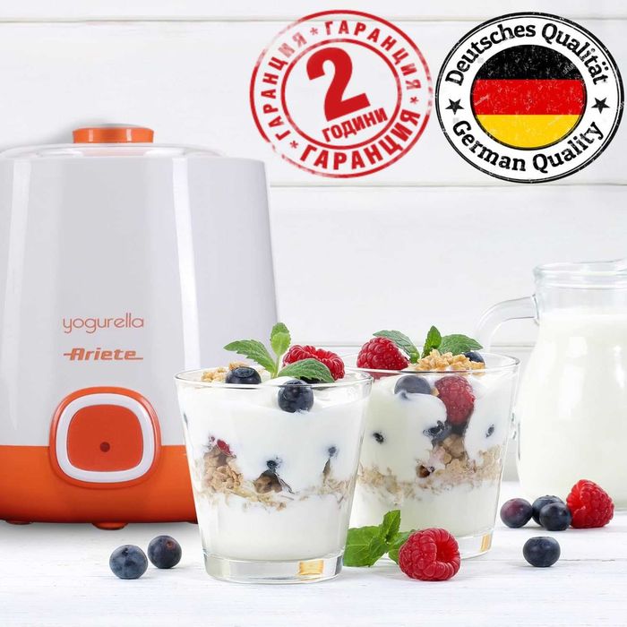 ПРОМО Нов Уред за Кисело Мляко Йогурт Машина Ariete 621 с Гаранция